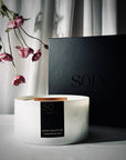 The Luxury Collection - Crushed Lime & Sea Salt | Indulge in elegance with our 1.7kg, Luxury Crushed Lime and Sea Salt Candle. Experience 160hr of aromatic bliss in any space. | SOJA Fragrances