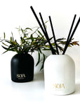 Aroma Stick Vessel | Elevate your home with Aroma Stick Vessels from Soja Fragrances. Choose matte black or white for ease and convenience. Shop now! | SOJA Fragrances