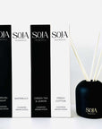 Aroma Stick Bundles | Elevate your home with Aroma Stick Bundles from Soja Fragrances. Liquid-free, continuous scent. Bundle now in matte black or white vessel and save! | SOJA Fragrances