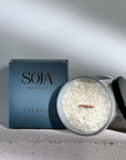 Cleanse - Crushed Lime & Sea Salt Candle | Enhance calm with our Clear Quartz-Infused Candle. Experience clean, long-lasting lime & sea salt fragrance for 70 hours of tranquility. Shop now! | SOJA Fragrances