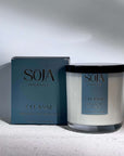 Cleanse - Crushed Lime & Sea Salt Candle | Enhance calm with our Clear Quartz-Infused Candle. Experience clean, long-lasting lime & sea salt fragrance for 70 hours of tranquility. Shop now! | SOJA Fragrances