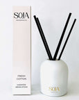 Aroma Stick - Fresh Cotton | Discover the liquid-free way to fragrance your home with Aroma Sticks - Fresh Cotton. Continuous, calming scent without the mess. Shop Soja Fragrances now. | SOJA Fragrances