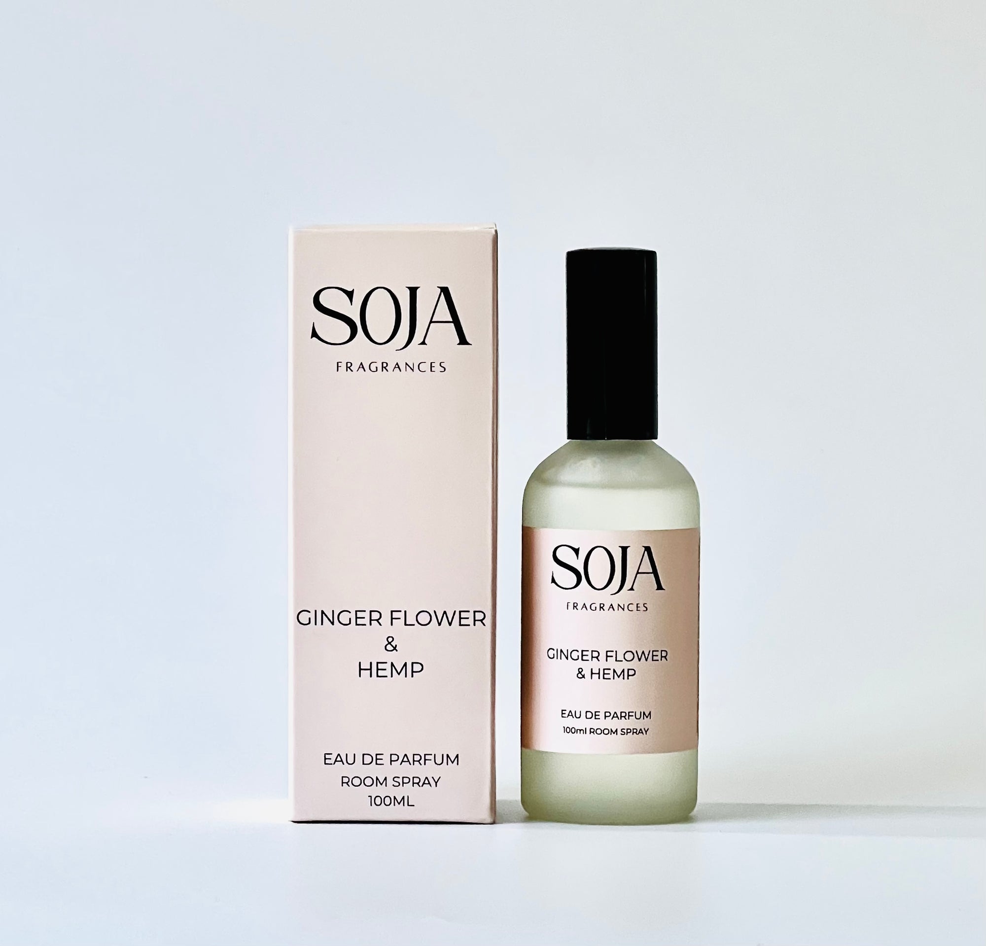 Eau De Parfum - Ginger Flower & Hemp | Discover our ceramic Eau De Parfum room sprays at Soja Fragrances. Handcrafted with luxurious scents, these sprays add elegance to any room. | SOJA Fragrances