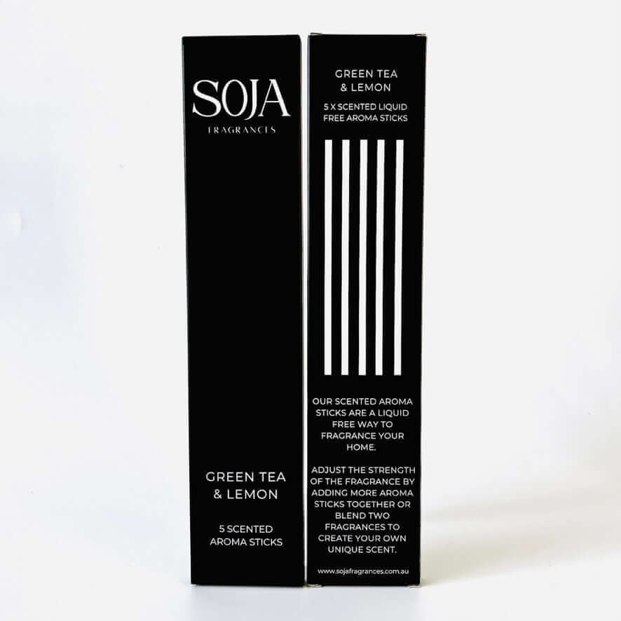 Aroma Stick - Green Tea &amp; Lemon | Discover the liquid-free way to fragrance your home with Aroma Sticks - Green Tea &amp; Lemon. Continuous, calming scent without the mess. Shop Soja Fragrances now. | SOJA Fragrances