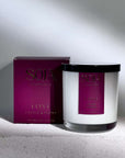 Love - Lychee & Peony Candle | Infuse your space with the scent of lychee & peony, enhanced by Rose Quartz's energy. Natural wax, 70-hr burn for a loving ambiance. | SOJA Fragrances