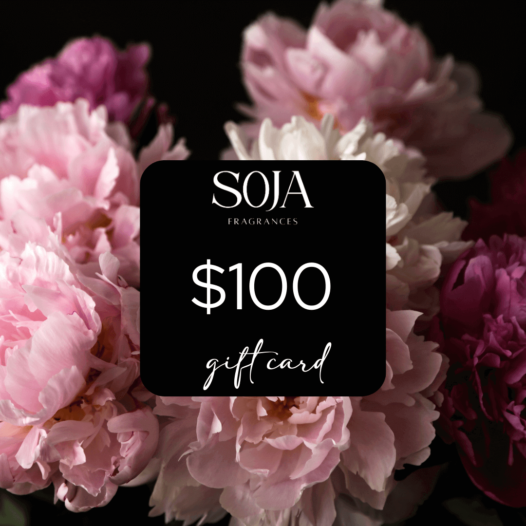 Soja Fragrances Gift Card | Shop Soja Fragrances for gift cards. Instant email delivery, easy-to-use unique codes. Give the gift of choice to that special someone. | SOJA Fragrances