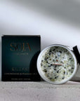 Release - Lemongrass & Persian Lime Candle | Embrace tranquility with our Lemongrass & Persian Lime Candle, infused with Prehnite crystals for serene energy. Enjoy 70 hours of aromatic bliss. | SOJA Fragrances