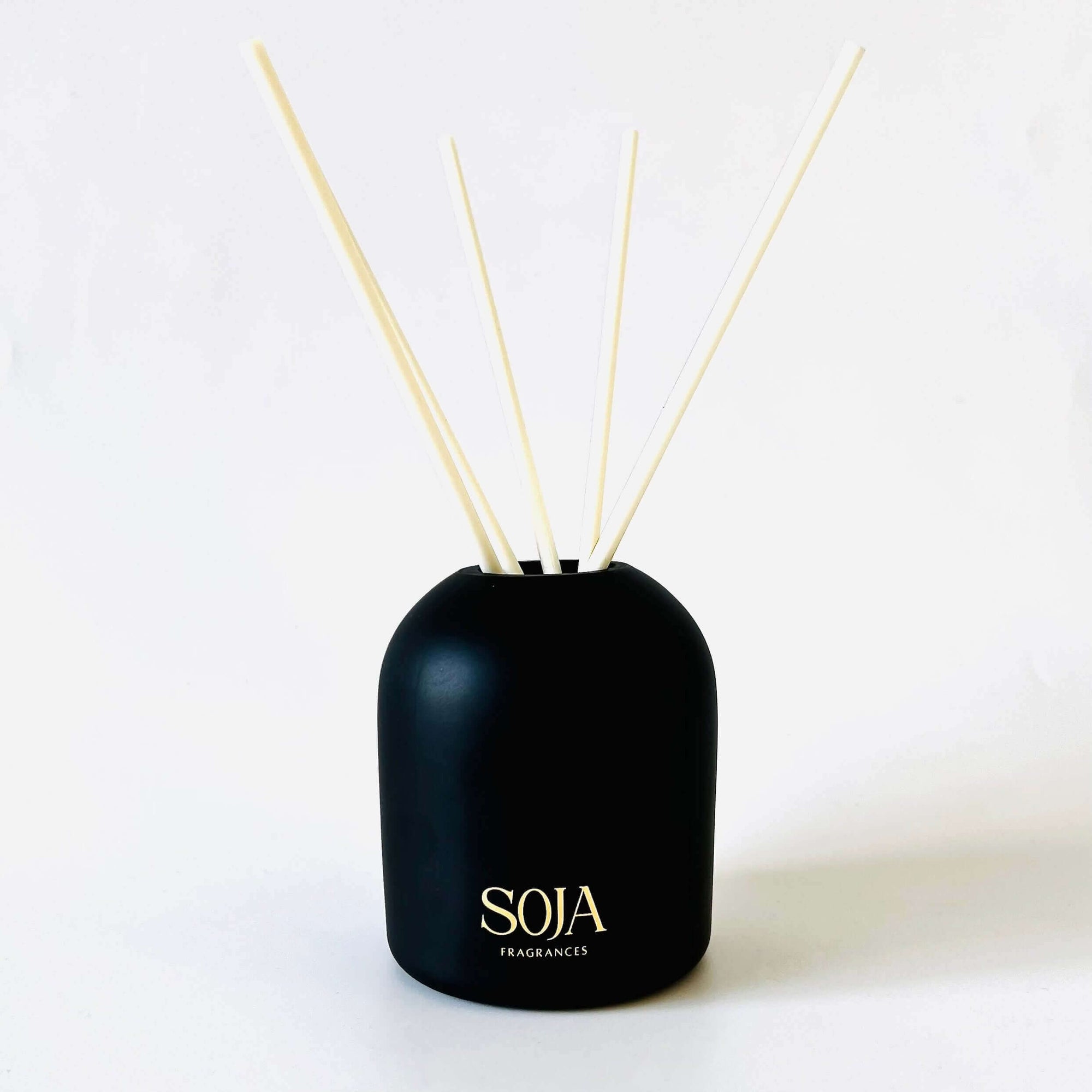 Aroma Stick Vessel | Elevate your home with Aroma Stick Vessels from Soja Fragrances. Choose matte black or white for ease and convenience. Shop now! | SOJA Fragrances