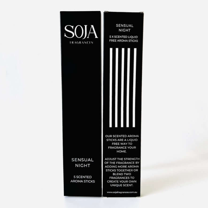 Aroma Stick - Sensual Night | Discover the liquid-free way to fragrance your home with Aroma Sticks - Sensual Night. Continuous, calming scent without the mess. Shop Soja Fragrances now. | SOJA Fragrances