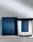 Energise - Shanghai Green Chai Candle | Elevate your ambiance with our Bloodstone Crystal-Infused Candle. Handcrafted in Melbourne, it combines the unique scent with the power of daily motivation. | SOJA Fragrances