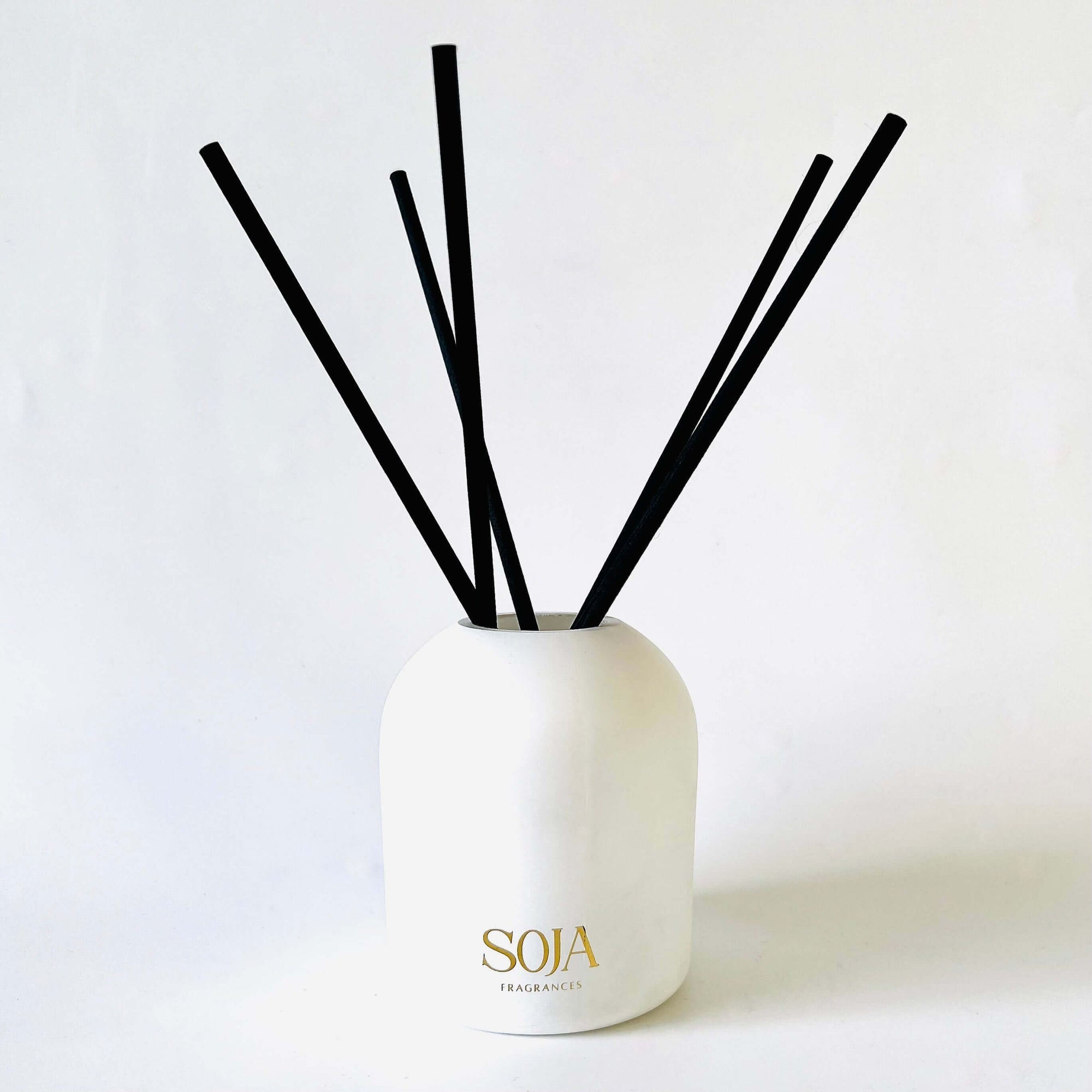 Aroma Stick Vessel | Elevate your home with Aroma Stick Vessels from Soja Fragrances. Choose matte black or white for ease and convenience. Shop now! | SOJA Fragrances