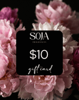 Soja Fragrances Gift Card | Shop Soja Fragrances for gift cards. Instant email delivery, easy-to-use unique codes. Give the gift of choice to that special someone. | SOJA Fragrances