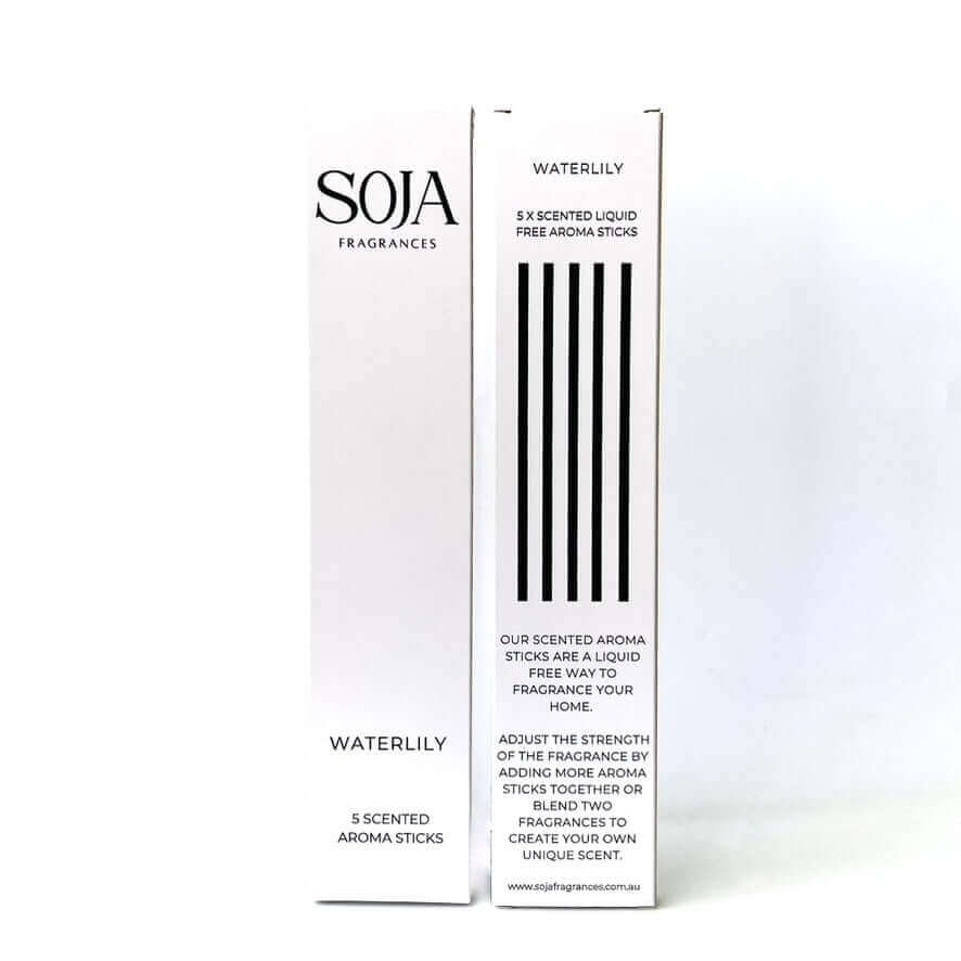 Aroma Stick - Waterlily | Discover the liquid-free way to fragrance your home with Aroma Sticks - Waterlily. Continuous, calming scent without the mess. Shop Soja Fragrances now. | SOJA Fragrances