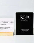 Affirmation Cards | Discover our range of affirmation cards at Soja Fragrances. Designed to inspire and uplift, these cards are perfect for enhancing your daily routine. | SOJA Fragrances